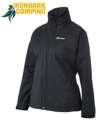 Berghaus Womens Calisto Jacket, Black, Size 16 - Raincoat