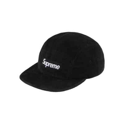 Supreme Corduroy Camp Cap Black - 23FW - | eBay