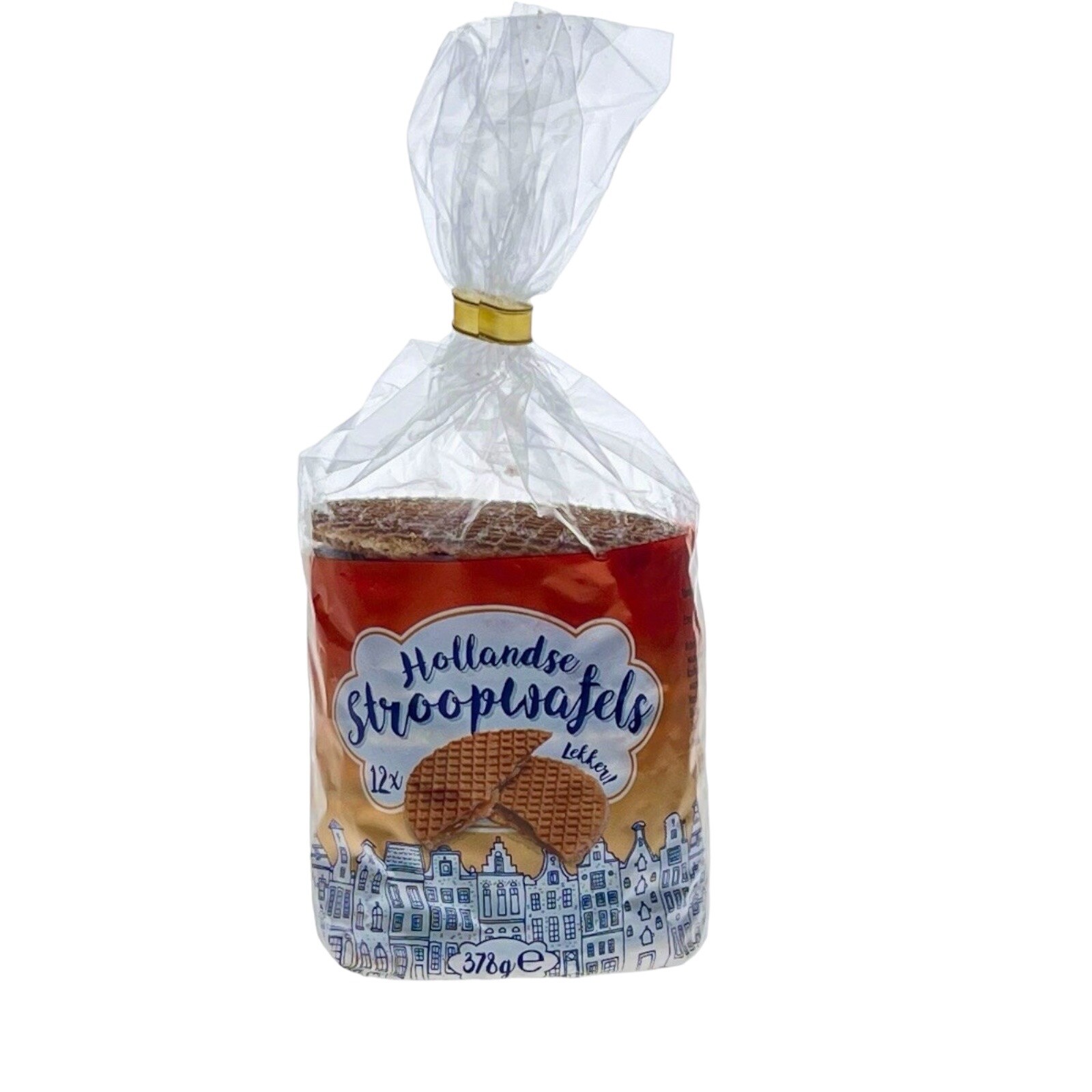 (21,14 EUR/kg) Gofres de caramelo holandeses 378g 12 unidades