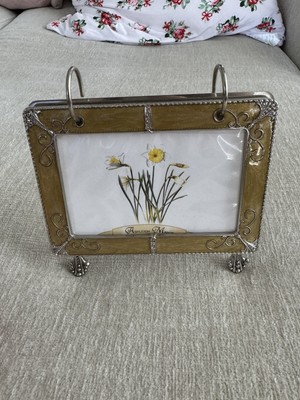 Ashleigh Manor Rococo Bronze w/gold 4x6  Pewter Picture Photo Album Frame