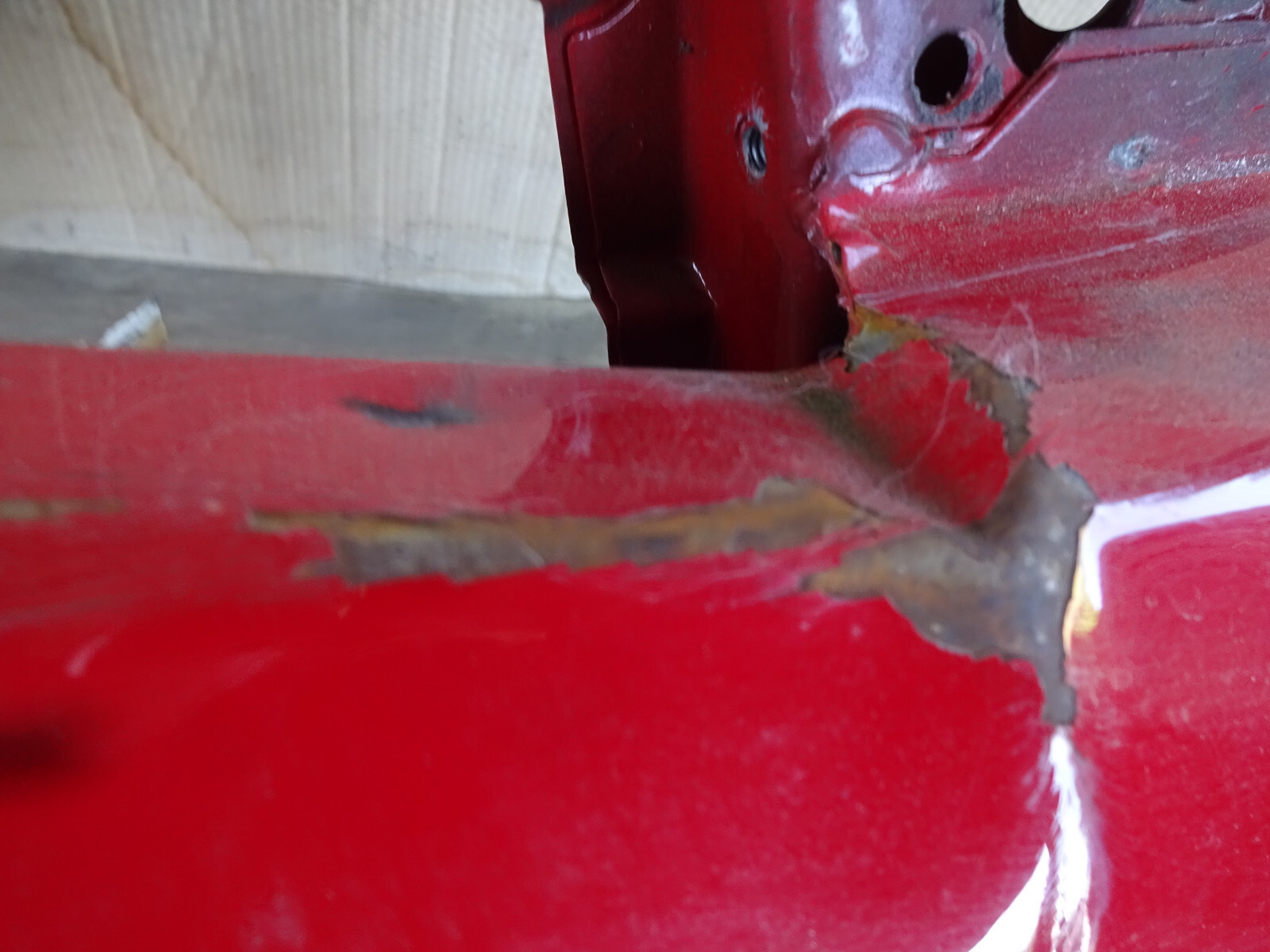 Ferrari 355  Spider - RH Door Shell Damage - P/N 64477000