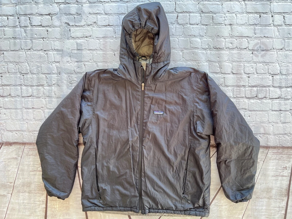 VTG Mens PATAGONIA Micro Puff Black Primaloft Insulated Sweater Jacket Medium
