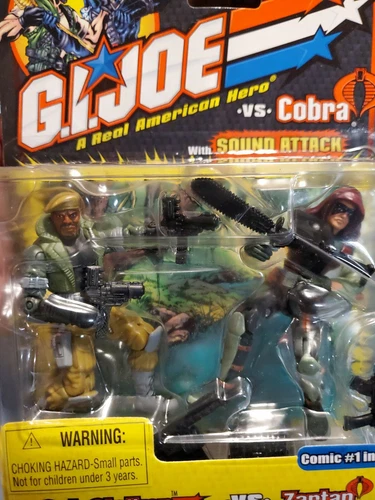 G.I. Joe The Real American Hero Sgt. Stalker VS. Zartan Sound Attack Hasbro