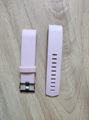 rosa Gummiarmband - Fitbit Charge 2 - 2-teilig - keine Mängel - neuwertig