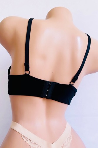 3 Pack Maximum Pads Add-2-Cup Sizes Push-Up Bra Brand New ~ Size 36C 2Black+Nude - Picture 6 of 12