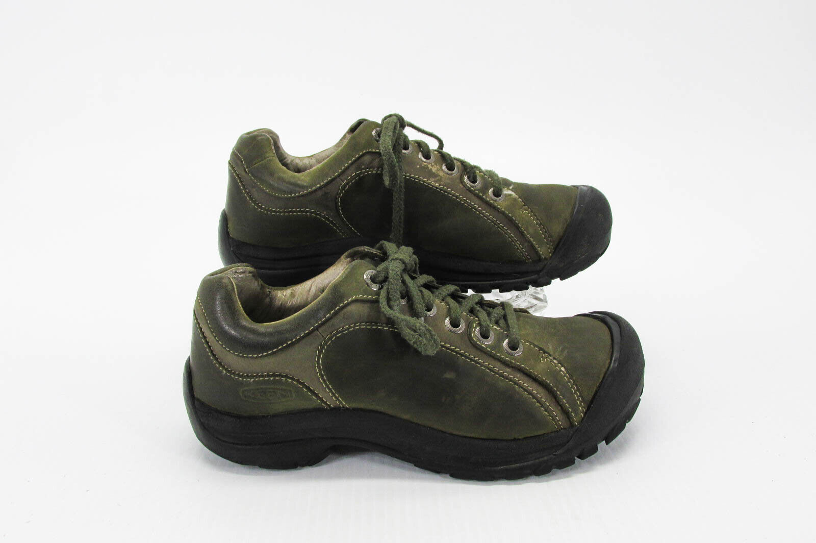 Scarpa Keen da uomo Briggs taglia 7 5 M marrone sneaker da trekking atletica Oxford usata vq