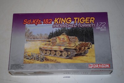 Dragon 7246 Sd.Kfz.182 King Tiger Henschel Turret 1:72 NEU mit OVP