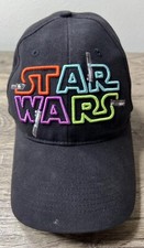 Disney Parks Star Wars Hat Lightsabers Black Adjustable Adult Cap Unisex