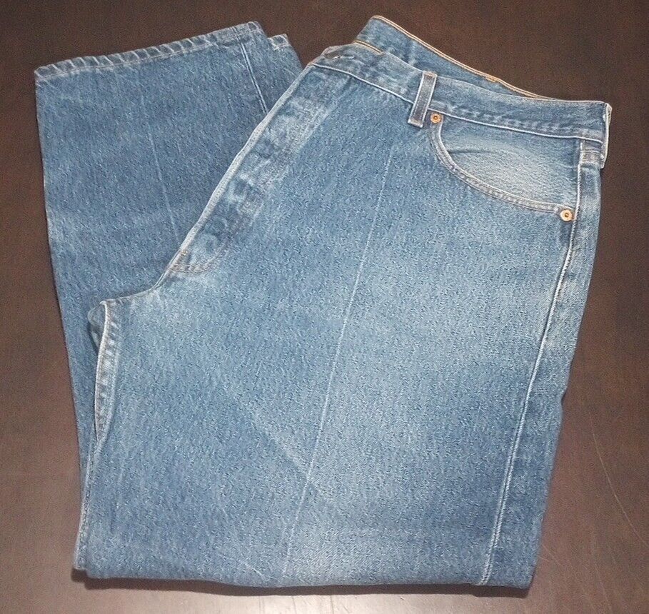 Vintage Levis 501XX Button Fly Blue Jeans 42 X 28… - image 9