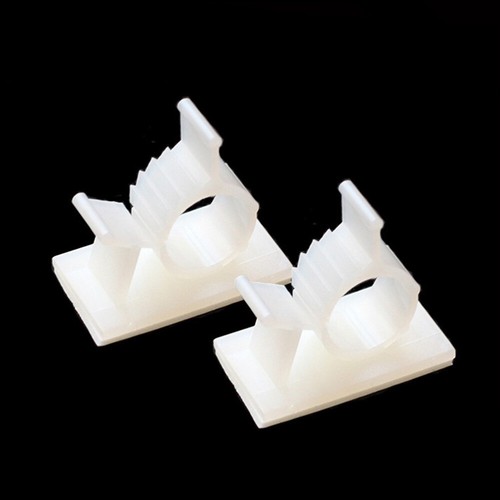 50pcs Adjustable Cable Clips Self Adhesive Wire Fixed Clips Cord Cable Wire - Afbeelding 11 van 11