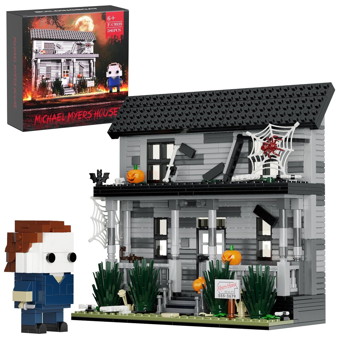 Horror Movie Halloween- Michael Myers Figure & House Building
