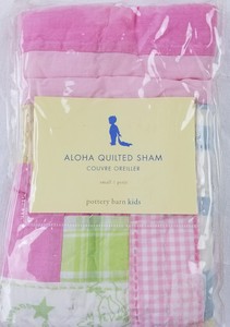 Aloha Quilted Sham Small Pottery Barn Kids Hawaii Design