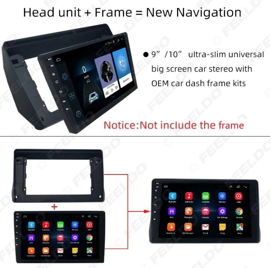 9 Inch Universal Android Car Stereo GPS Radio Player 2+16 Tablet T3L  AC8227L