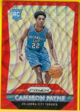 2015-16 Panini Prizm Ruby Red Wave 23/350 RC #312 Cameron Payne (Suns)