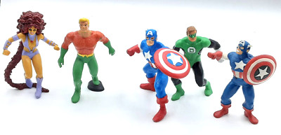 Marvel DC Figuren Von Comic Spain 10 cm Captain Amerika -Aquaman-Starfire Action