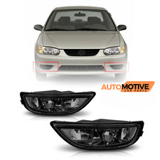 For 01-02 Toyota Corolla Front Driving Fog Light Smoked Lens Wbulbs Leftright For 01-02 Toyota Corolla Front Driving Fog Light Smoked Lens Wbulbs Leftright