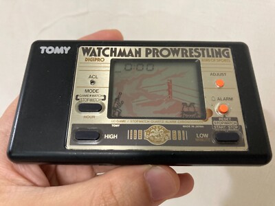 TOMY ウォッチマンプロレス デジプロ Tomy watchman pro wrestling LCD pocket game console ( portable