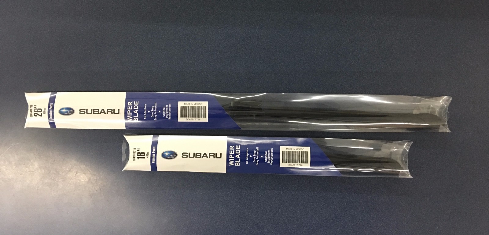 20182024 Subaru Crosstrek Front Windshield Wiper Full Blade Set