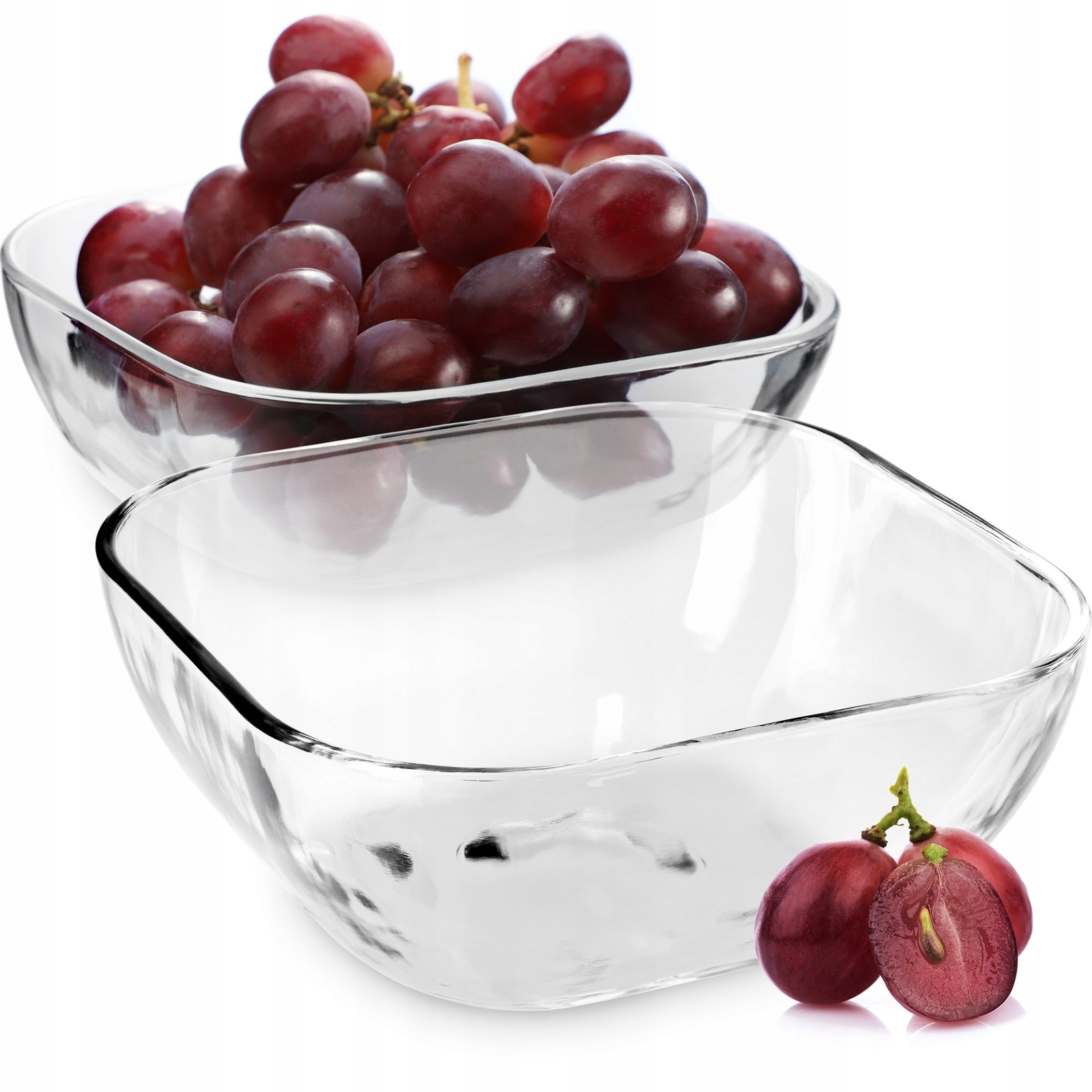 Cuenco de vidrio KADAX, ensaladera, 16 cm, 2 piezas