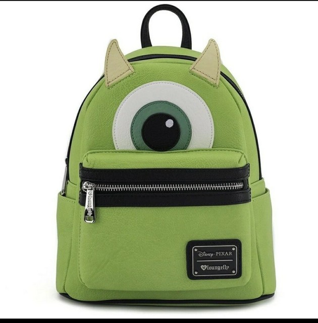 Loungefly Disney Pixar Monster's Inc. Mike Wazowski Mini Backpack NWT