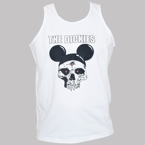 The Dickies Hardcore Punk Rock Camiseta Chaleco Prenda para el torso Ratón Calavera Sin mangas Unisex - Imagen 2 de 3