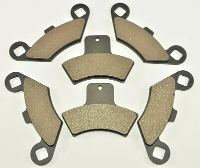 POLARIS Sportsman 500 4x4 EBS (1998-02) BONDED FRONT & REAR BRAKE PADS 