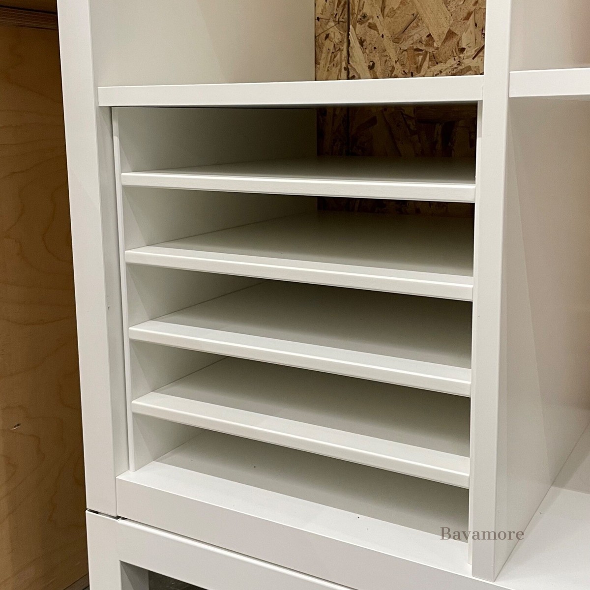 IKEA KALLAX Insert with 4 shelves, White, 13×13
