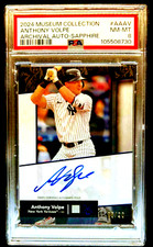2024 Museum Collection Archival Autograph Anthony Volpe Sapphire /20 Yankees PSA