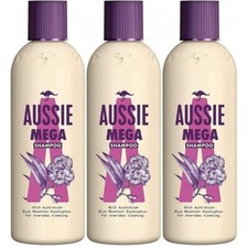 Aussie Mega Shampoo For Everyday Cleaning 300ml x 3