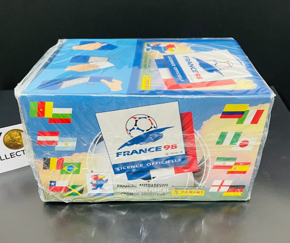 PANINI WORLD CUP 1998 FRANCE Sticker box Factory Sealed