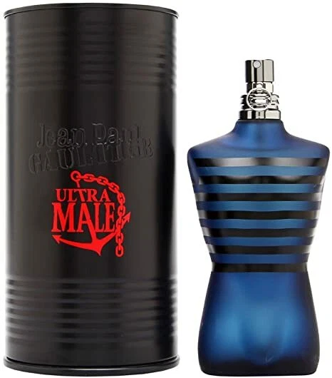 JEAN PAUL GAULTIER ULTRA MALE 125ML EDT INTENSE SPRAY *NEW & SEALED, FREE POST*