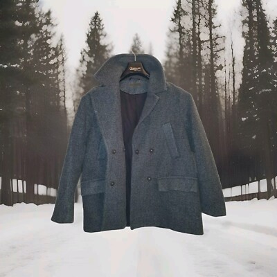 Winter jacket coat jacket women's H&M winter coat elegant women's fashion 36 gray