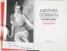 Mother Goddam: The Story of the Career of Bette Davis - SIGNED