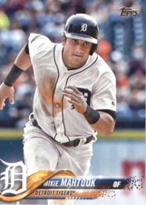 2018 Topps #408 Mikie Mahtook Detroit Tigers