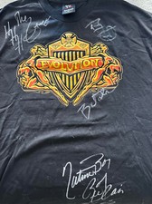 2003 WWE Evolution signed XL Shirt by Triple H, Ric Flair, Batista, Randy Orton