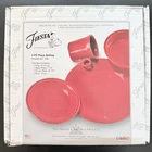 NEW Fiesta Scarlet Red 4 Piece Place Setting HLC Fiestaware 831 326 USA NIB