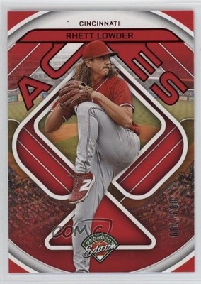 2024 Panini Prospect Edition Aces Red 93/199 Rhett Lowder #18 8d2