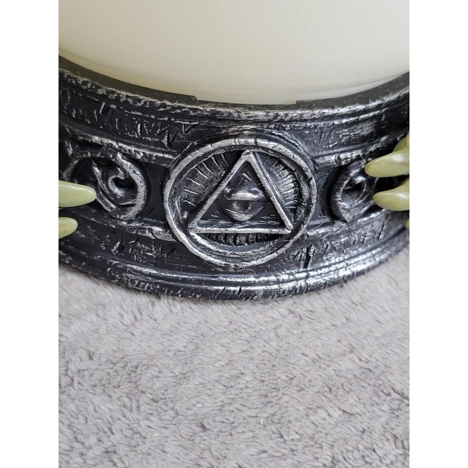 Bola de cristal bruja LED orbe utilería de Halloween con sonido y luces adivino Foto 2 de 4