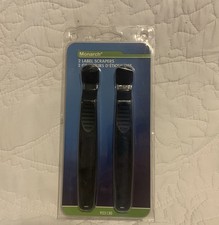 Monarch - Pack Of 2 Label Scrapers - Black - 925130