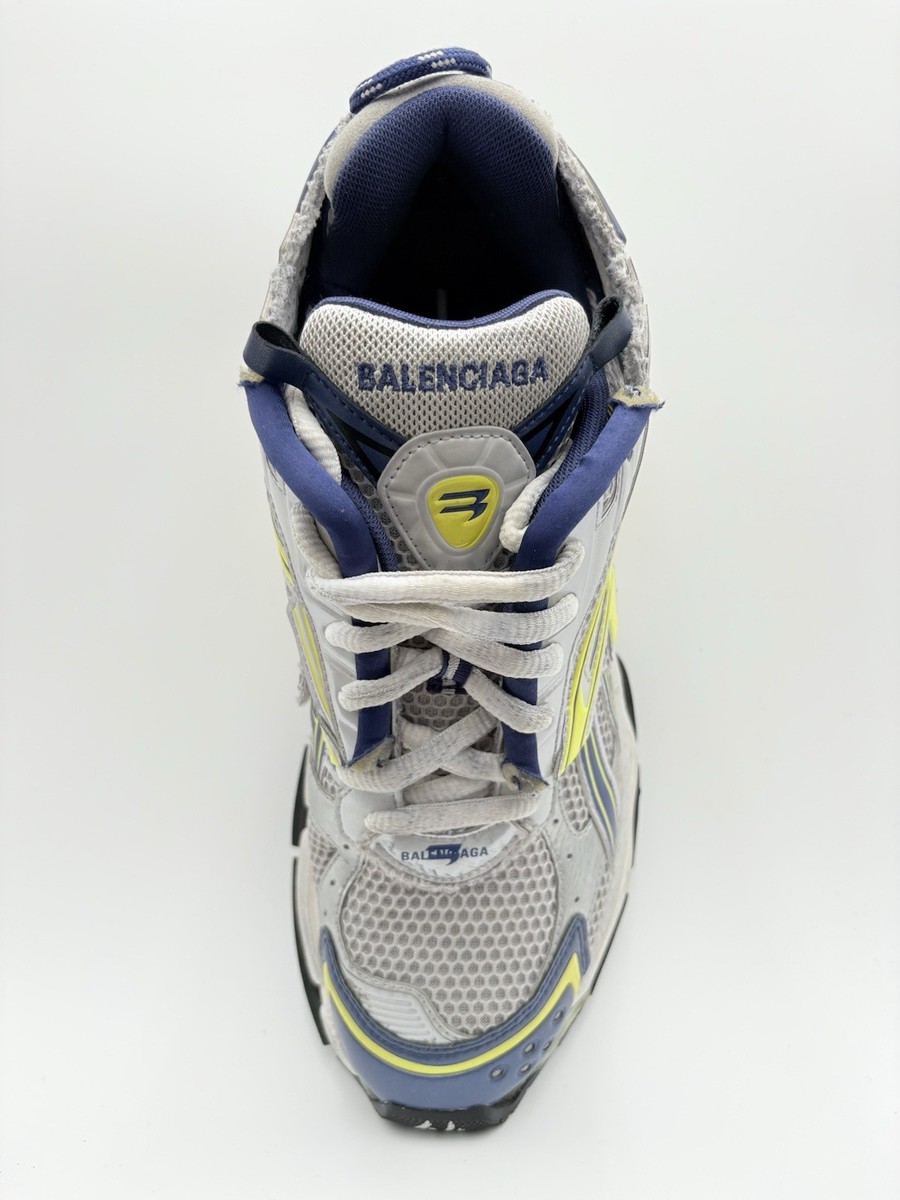 Size 44 (11 US) - Balenciaga Runner ' White Blue Yellow ' | SUPER