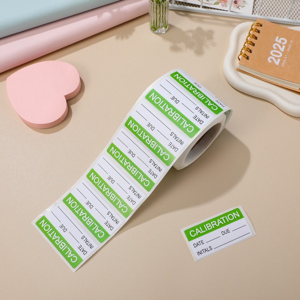 Reusable Writable Calibration Stickers Green Self Adhesive Quality ...