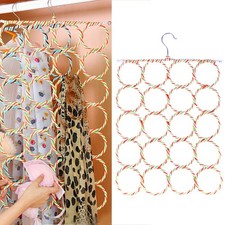 Wall Scarf Storage Organiser Tie and Belt Organizer Hangers Organisers