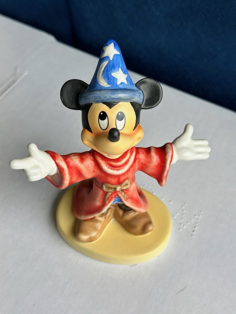 Goebel Disney Sorcerer Mickey Figurine Fantasia Germany Porcelain