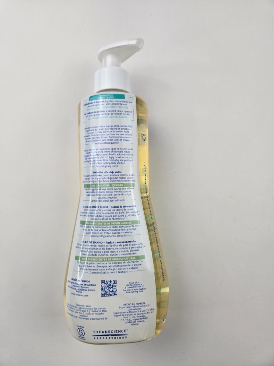 Mustela Stelatopia Eczema-Prone Skin Cleansing Oil - Baby Body Wash , 16.9  oz | eBay