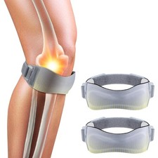 2 Pcs Patellar Tendon Support Strap Silicone Knee Strap for Knee Pain Relief Pat