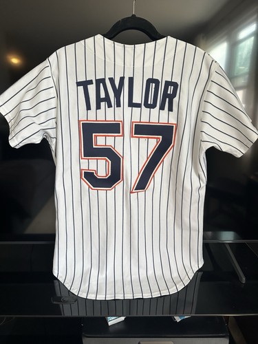 Vintage San Diego Padres Stripes Button Up Jersey Men's 42 Taylor - 第 3/3 張圖片