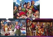 Dragon Quest Clear File Set 3pcs A4 Size New Art V Jump Campaign Prize
