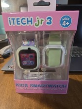 iTech Jr 3 Kids Smartwatch   Purple Unicorn Cat Edition with Bonus Band  Bezel