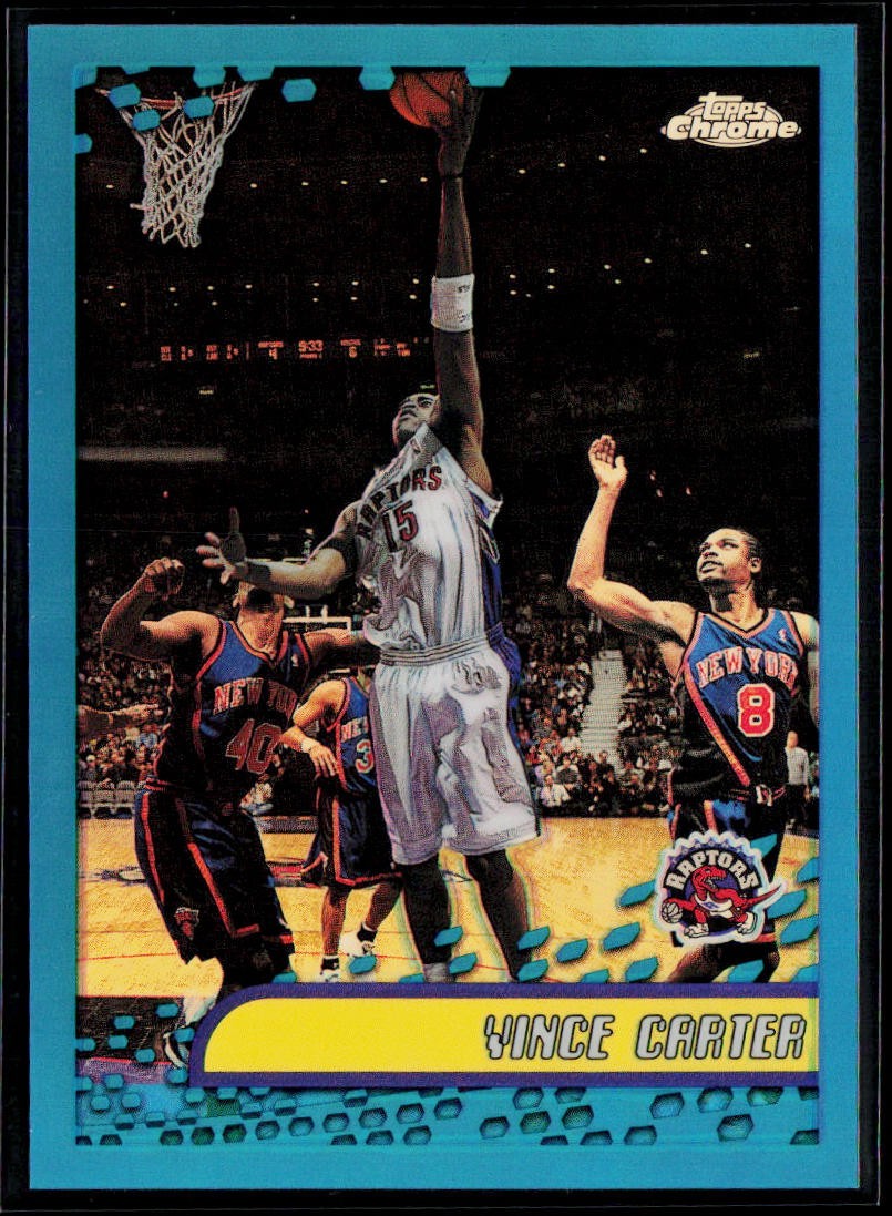 2001-02 Topps Chrome #10 Vince Carter Refractors