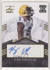 2021 Leaf Ultimate Draft Gold 14/50 Kary Vincent Jr #BA-KVJ Auto 1b8